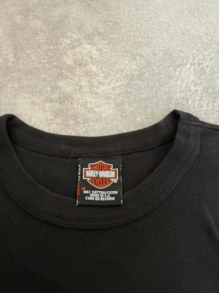 T-shirt Harley Davidson femme noir taille M super état - photo numéro 8