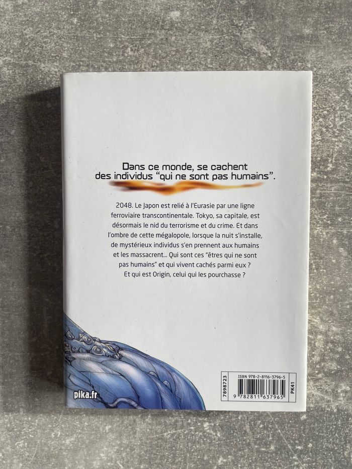 Manga Origin Boichi tome 1 en version française. - photo numéro 2