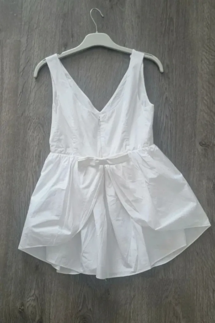 Top débardeur blanc 36 carven - photo numéro 9