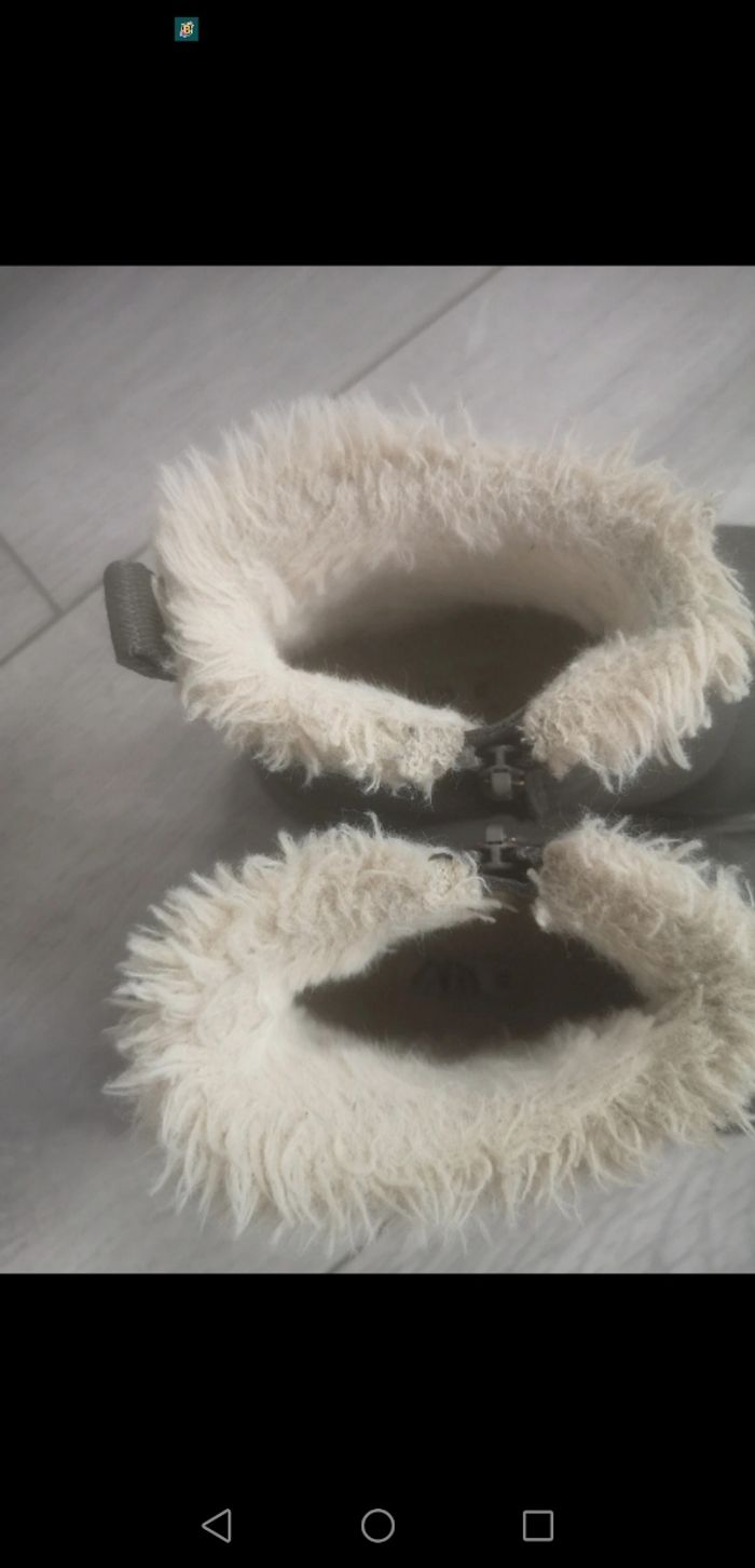 Bottines chaudes grises zara - photo numéro 5