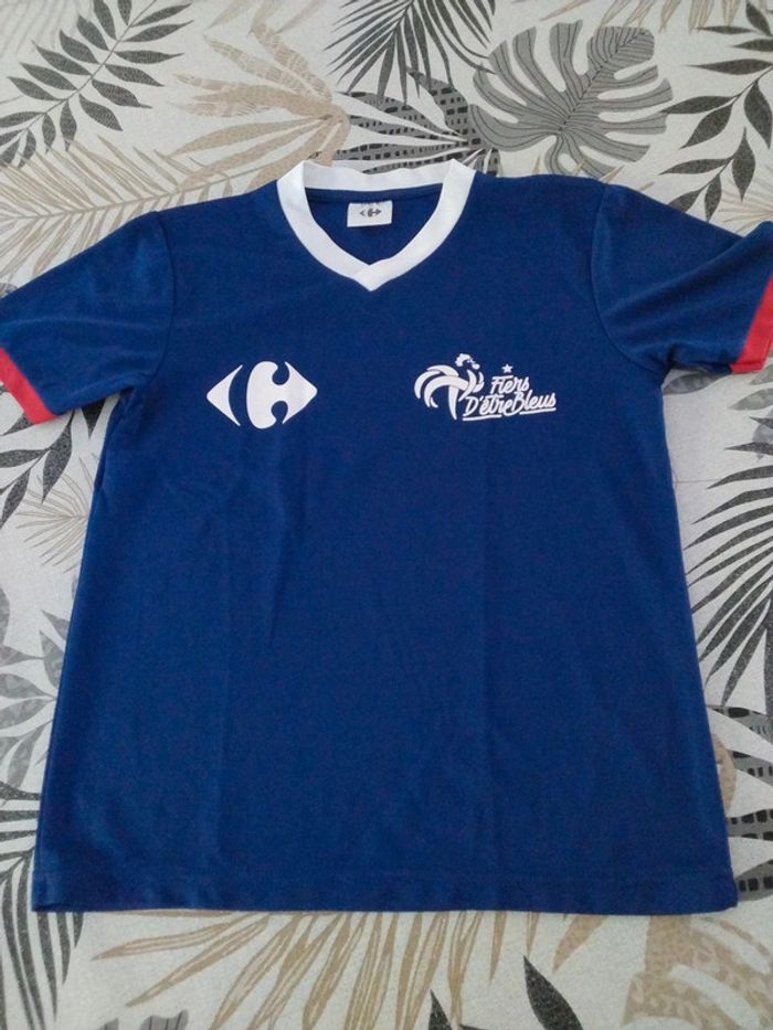 Maillot Fiers d’être bleus Carrefour 10 ans