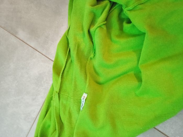 Gilet mi long skull neuf vert - photo numéro 2