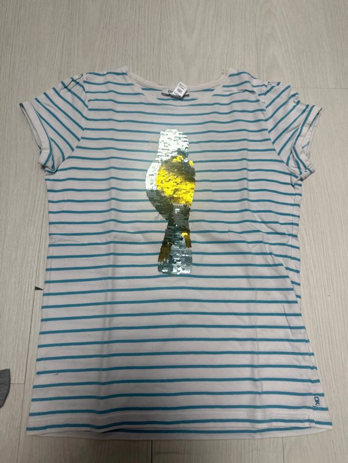 T-shirt sequin, réversible, Okaïdi, 10 ans