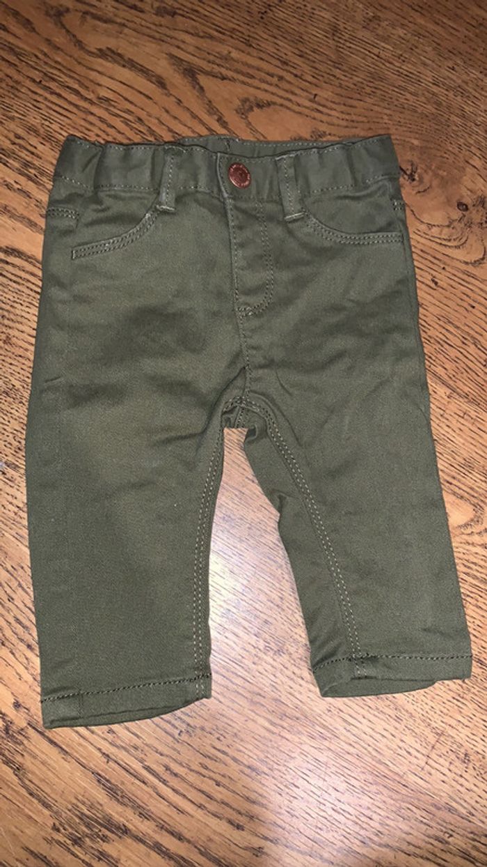 Pantalon vert 3 mois Tex