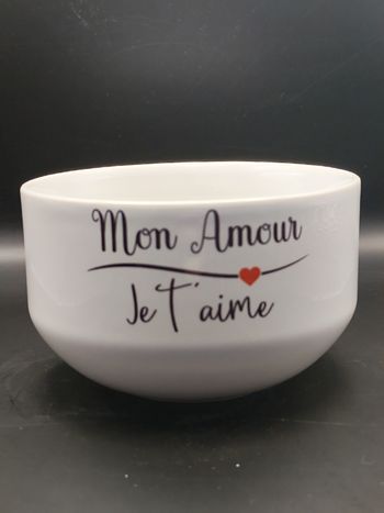 Bol Saint-Valentin avec prénom 