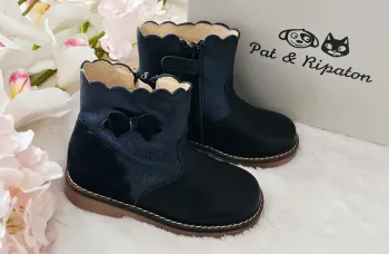 Bottes Bottines Cuir Zip Pat et Ripaton T22