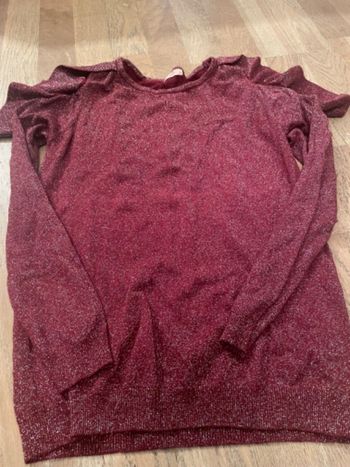 TEE shirt manches longues paillette femme