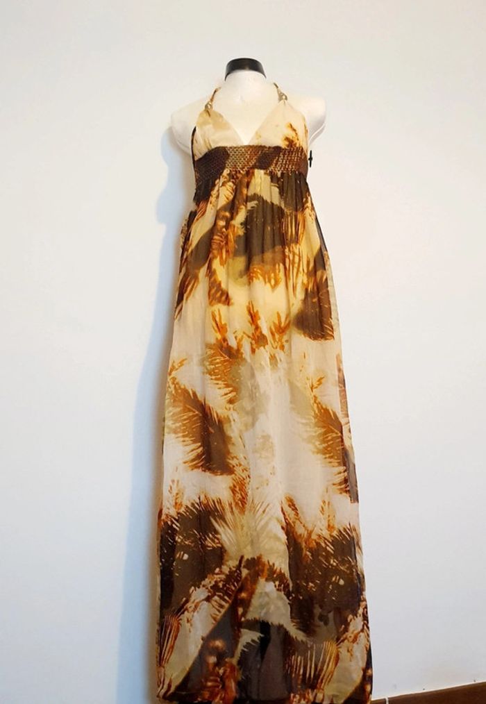 Robe longue imprimé 36 type Desigual - photo numéro 3