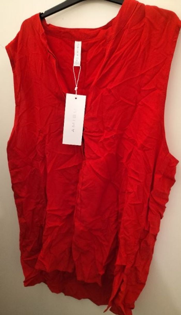 Blouse neuve rouge XL
