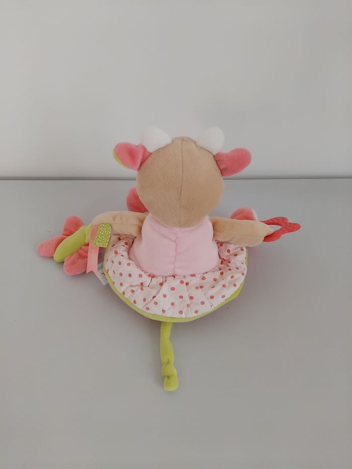 DOUDOU HOCHET VACHE Coquillette Bébé Activités Baby Nat 🐮 - photo numéro 4