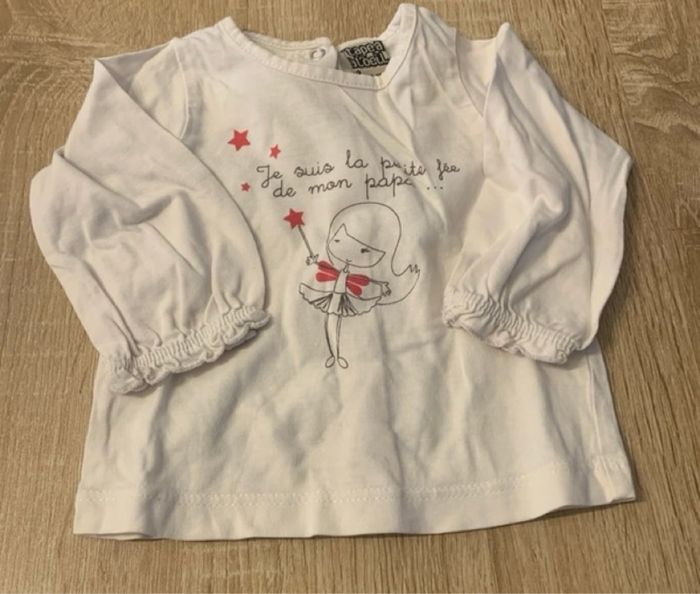 Lot T-shirt taille 3 mois - photo numéro 5
