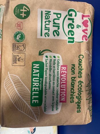 Couche love and green eco taille 4+