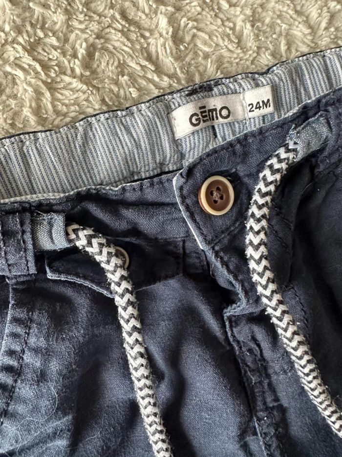 Short en jeans gemo T24 mois - photo numéro 2
