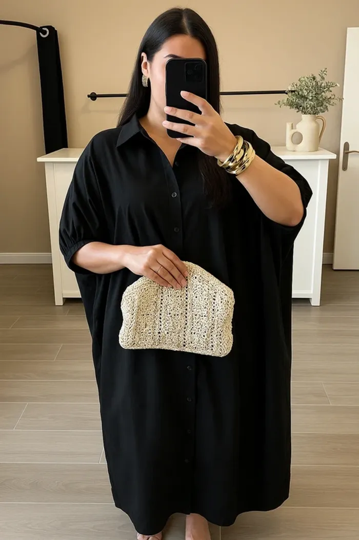 Magnifique robe chemise oversize