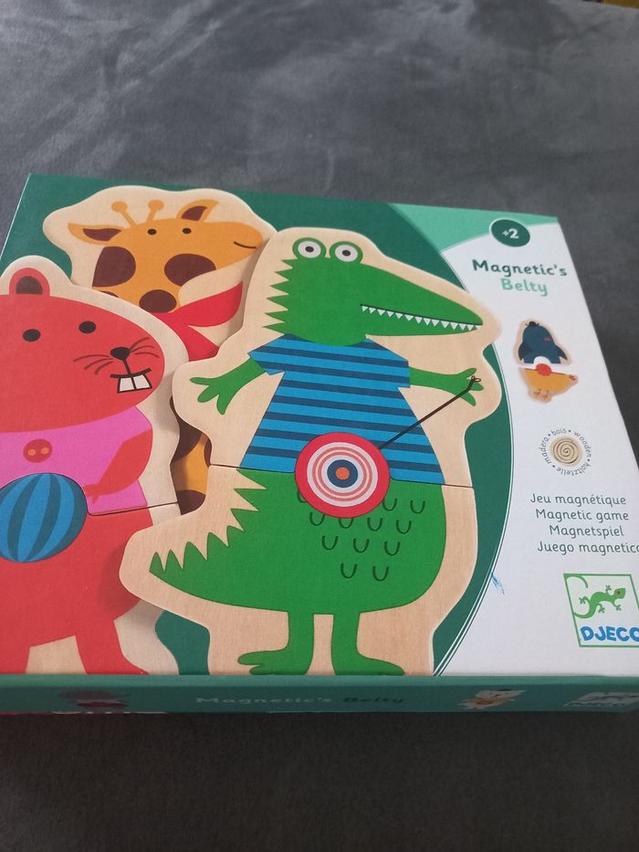 Jeu magnétique magnetic's belty djeco 2 ans