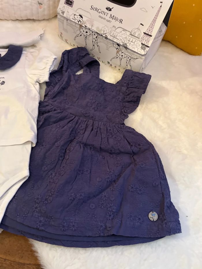 Ensemble marine broderie anglaise - photo numéro 3