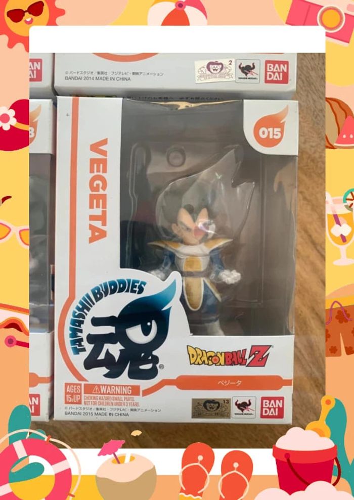 Lot figurines dragon ball tamashi buddies diorama trunks vegeta freezer Frieza - photo numéro 2