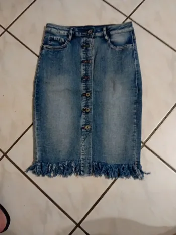 Jupe en jeans