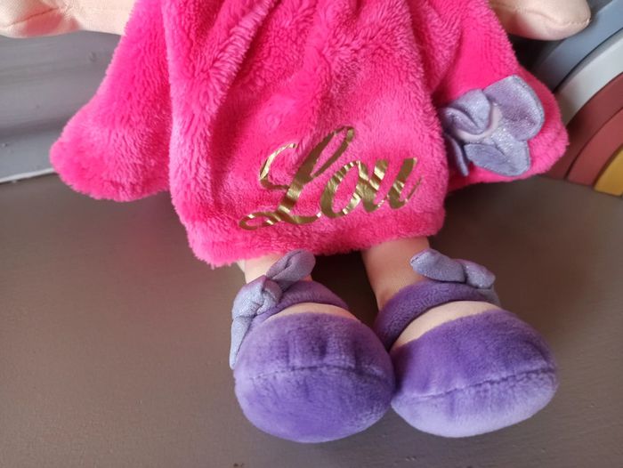 Poupée chiffon en tissu personnalisée Doudou et compagnie - photo numéro 2