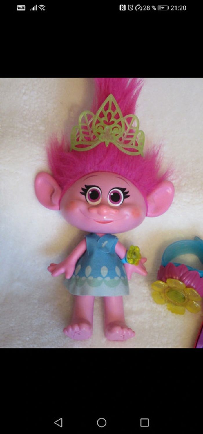 Poupée Poppy Troll + cadeau boite mandala Troll - photo numéro 3