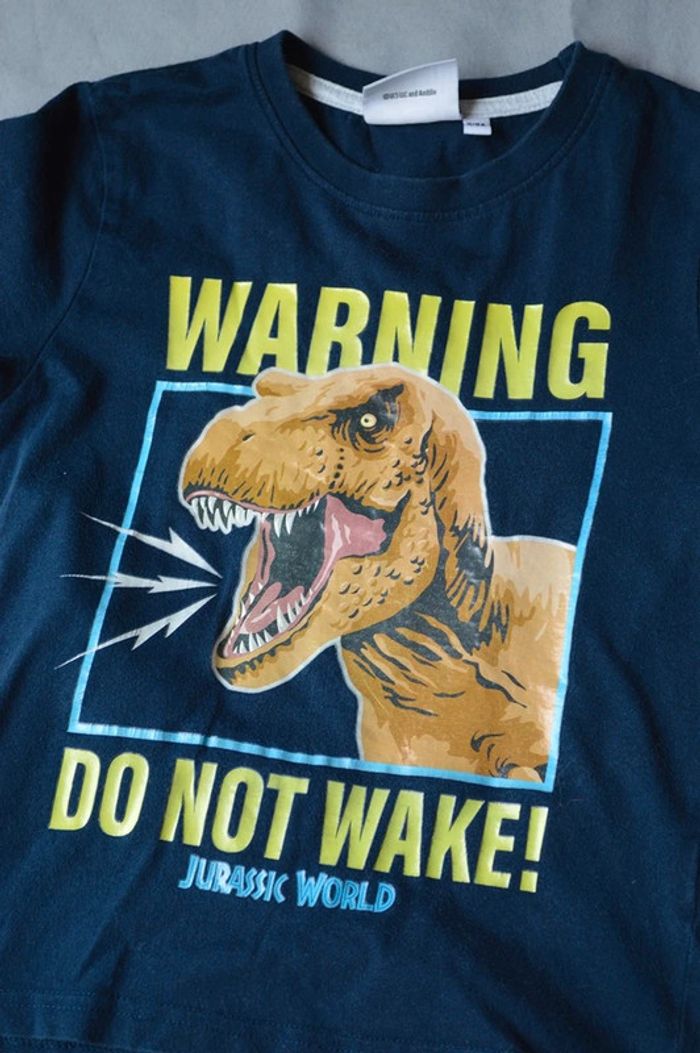 pyjamas deux pièces Jurassic World gris et marine taille 7 ans / 122 cm - photo numéro 2