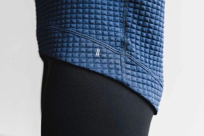 Pull Nobull matelassé bleu marine taille S femme - photo numéro 11