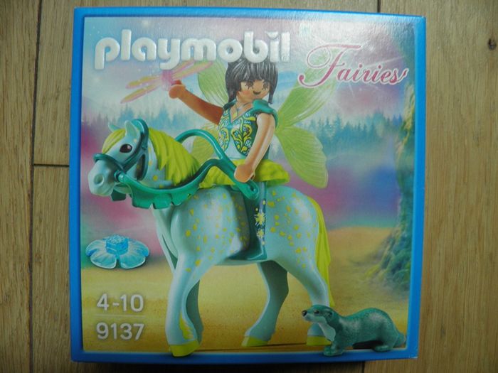 Playmobil 9137 Fée avec cheval complet + boîte - photo numéro 4