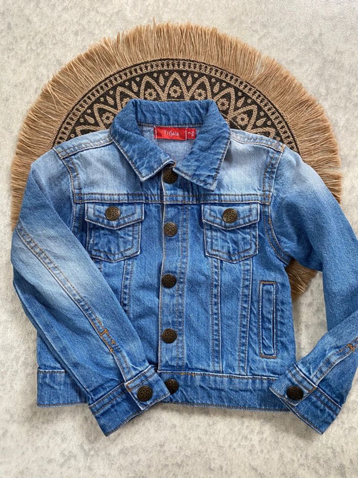 Veste en jeans fille Tissaia - photo numéro 3