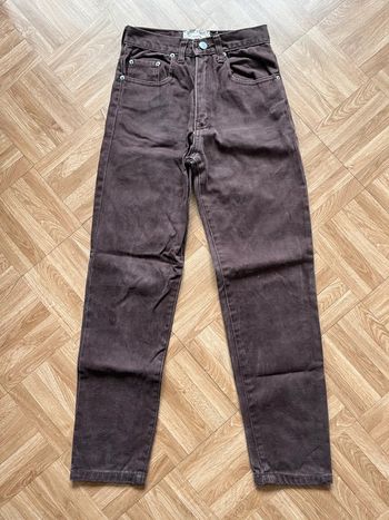 Pantalon jean skinny marron vintage Big Time