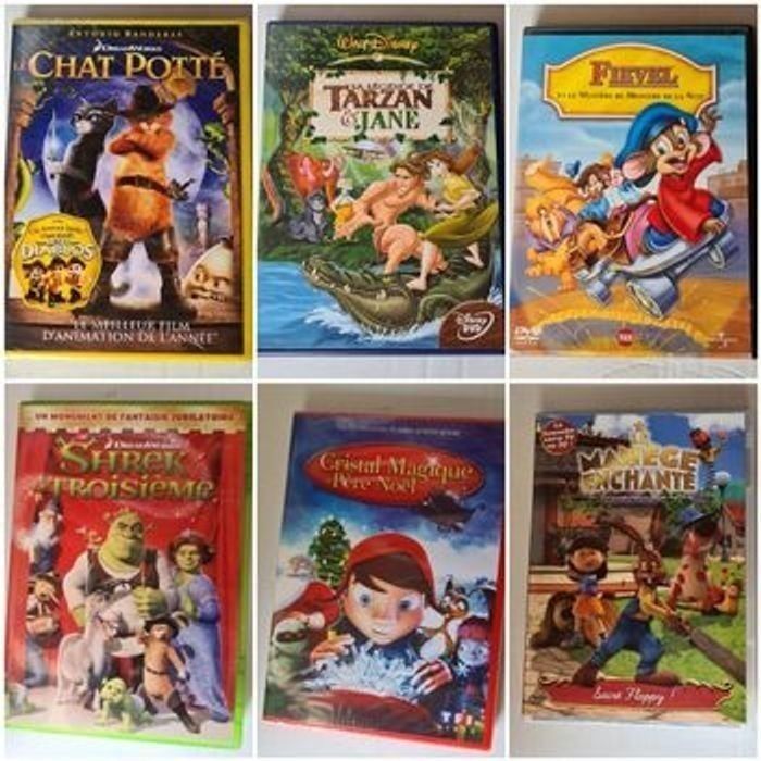 Dvd enfants disney, barbapapa, little People, tintin,dreamworks, pokemon en très bon etat - photo numéro 2