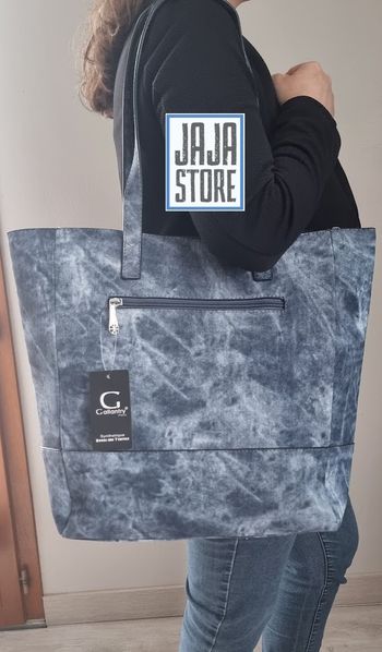 Gallantry Paris : Sac à Main effet Denim Bleu