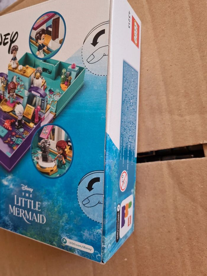 Lego disney 43213 - la petite sirène - le livre dhistoire - neuf - photo numéro 3