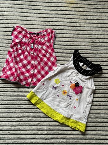 Lot de 2 tee-shirts 9 mois