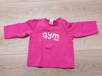 Sweat / haut de jogging bébé fille rose fuschia taille 12 mois #espanolitinafille12mois