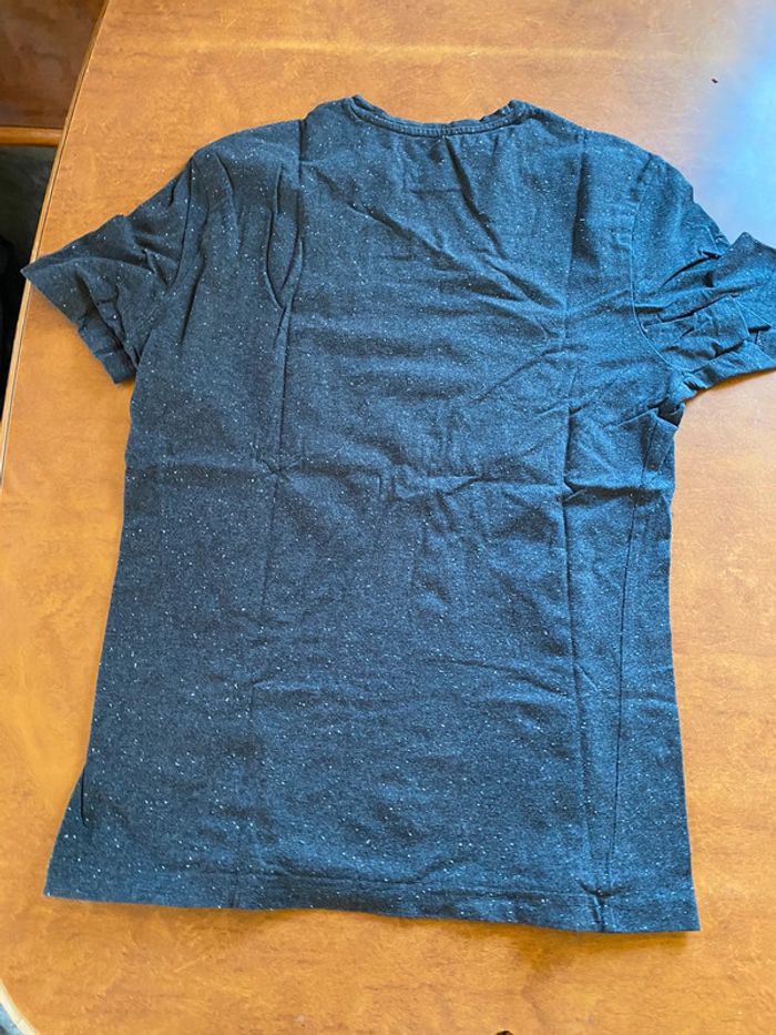 T shirt uni bleu - photo numéro 3