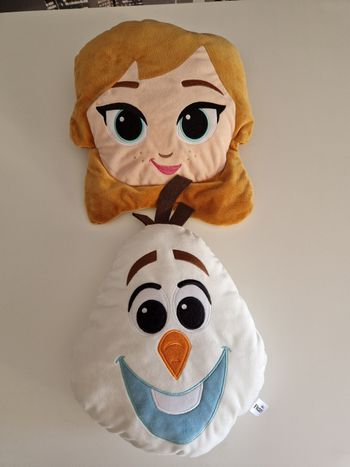 Lot de 2 coussins La reine des neiges