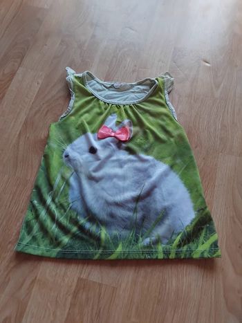 Tee-shirt fille sans manches 98/104