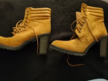 Bottines camel 39