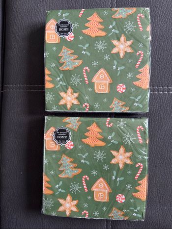 Serviettes en papier de Noël