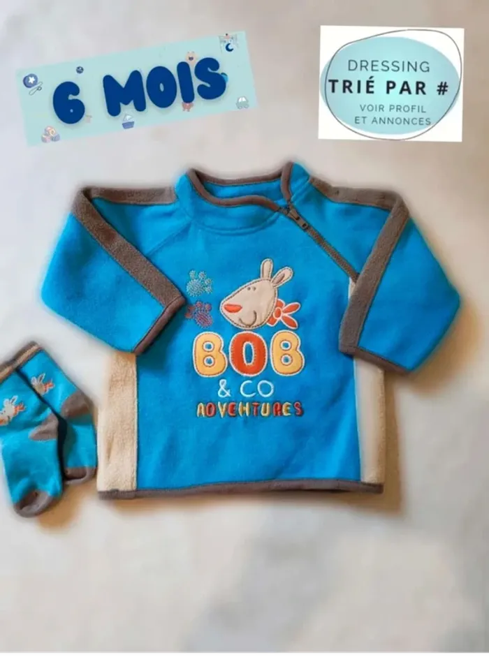 Sweat chaud 6 mois hiver polaire