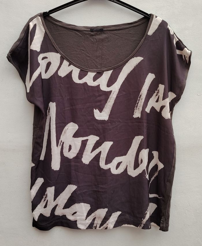 Tee-shirt imprimé IKKS – Taille 40 – coupe fluide