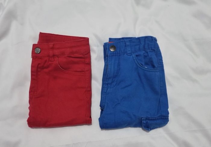 Pantalon Biker Rouge Vif pour Enfant - Taille 5 ans - photo numéro 5