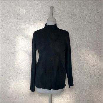 Pull noir col roulé Dolce & Gabbana femme taille L