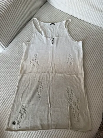 Débardeur Ikks blanc/beige