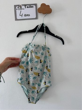 Maillot de bain 1 pièce - taille 4 ans 🌸