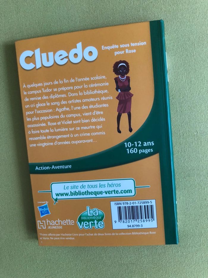 Livre bibliothèque verte cluedo - photo numéro 2