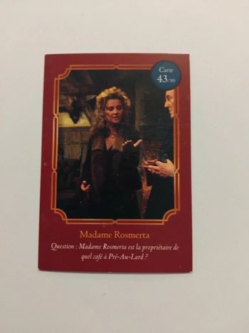 🃏 Carte Harry Potter (Auchan) - Wizarding World - Madame Rosmerta 43/90