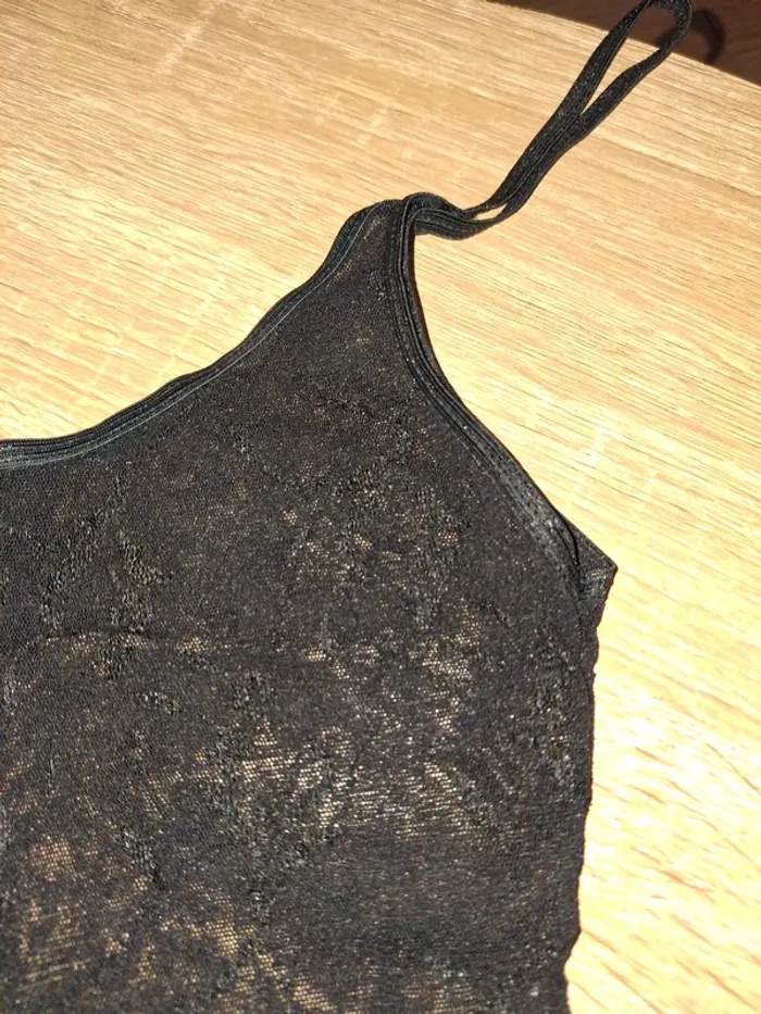 Nuisette transparente noire - photo numéro 3
