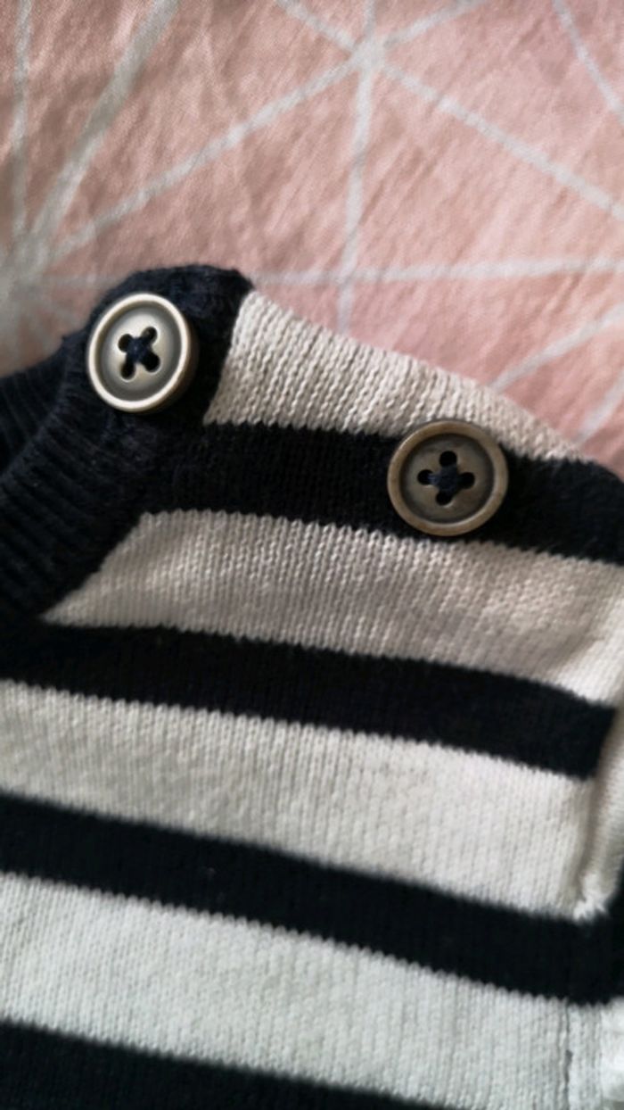 Pull marinière 12 mois - photo numéro 3