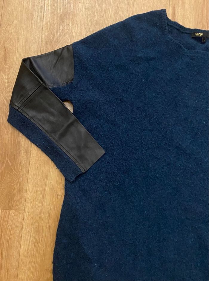 Pull large bleu canard T.2 - photo numéro 6